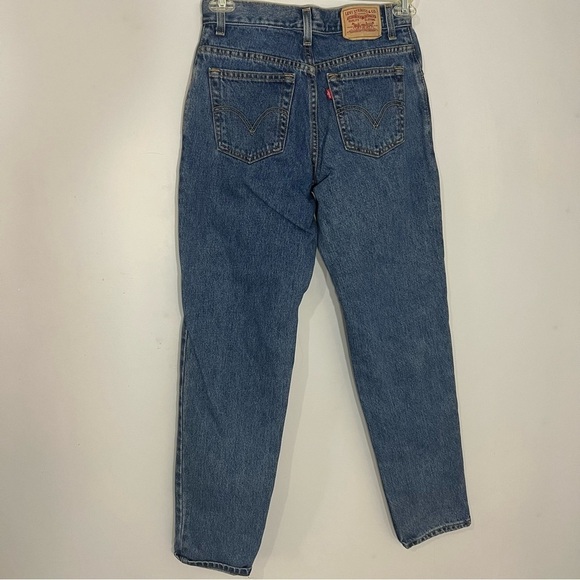 Vintage Levi's Jeans 550 Straight Leg High Waist Mom Made in 2004 Y2K LONG Tall - Picture 3 of 12